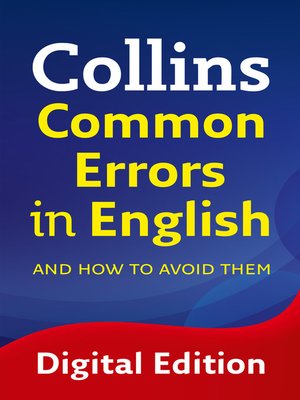 cover image of Collins Common Errors in English